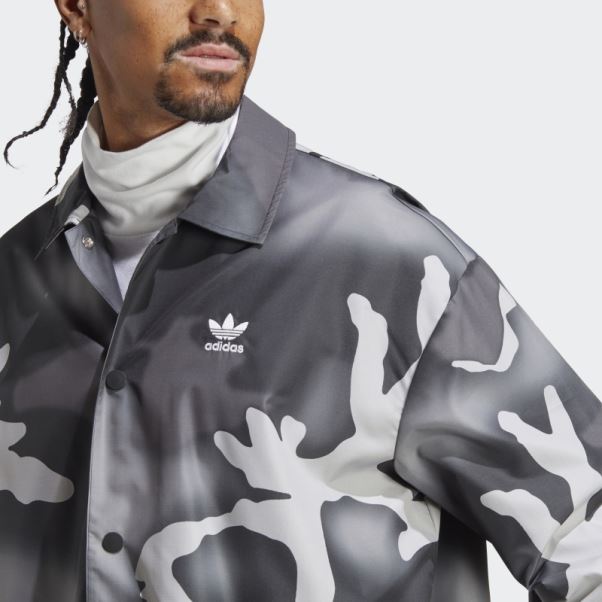 Graphique Camo Coach Veste Noir Adidas