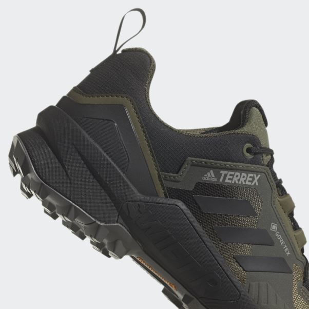 Chaussures De Randonnée Adidas Terrex Swift R3 Gore-tex Olive