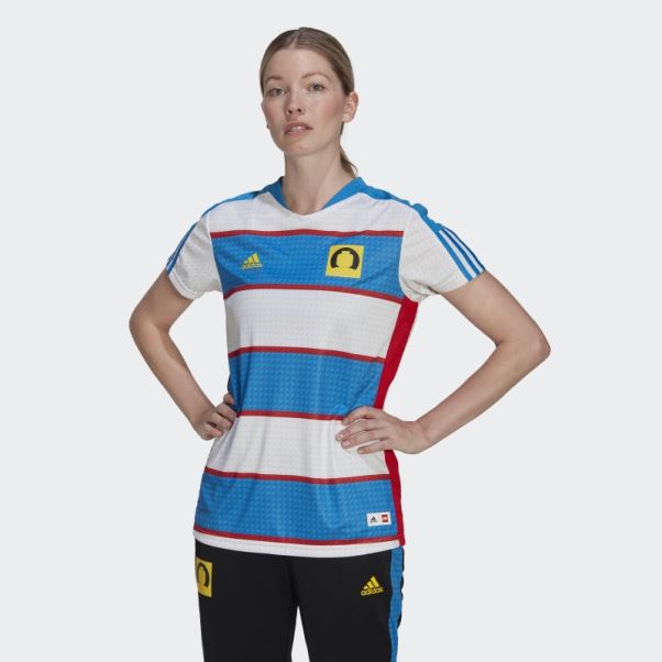 Maillot Domicile Adidas Tiro X Lego Bleu