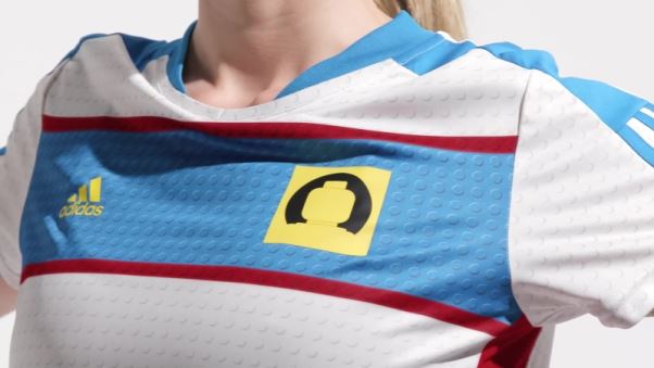 Maillot Domicile Adidas Tiro X Lego Bleu