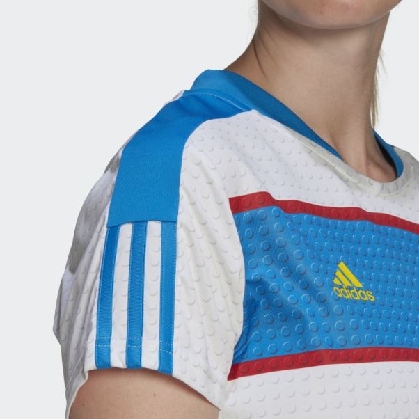 Maillot Domicile Adidas Tiro X Lego Bleu