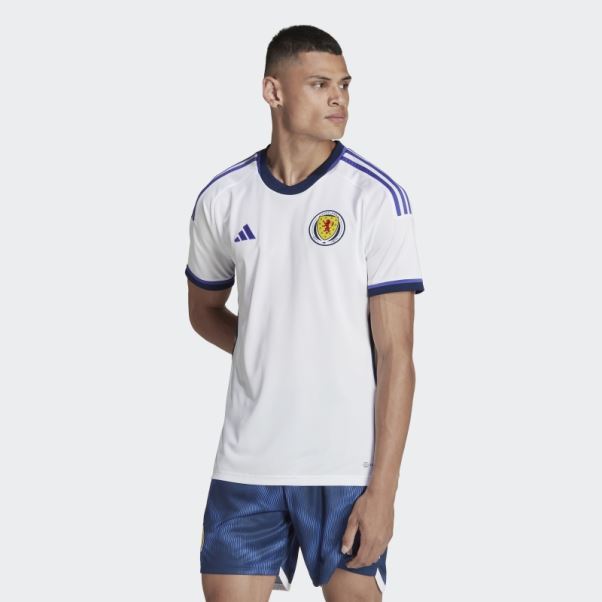 Maillot Extérieur Ecosse 22 Blanc Adidas