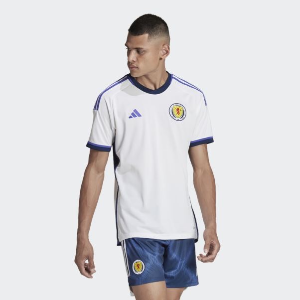 Maillot Extérieur Ecosse 22 Blanc Adidas