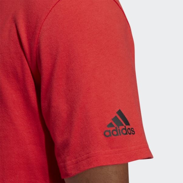 T-shirt Adidas Mahomes Rouge