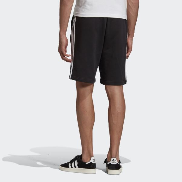 Short De Survêtement 3 Bandes Adidas Noir