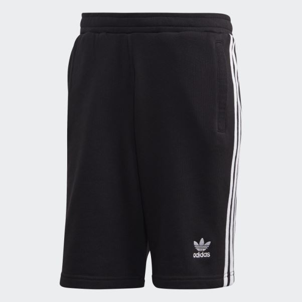 Short De Survêtement 3 Bandes Adidas Noir