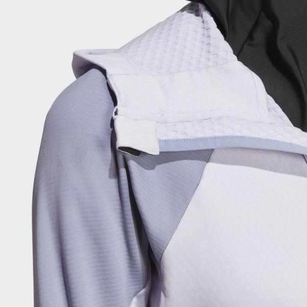 Silver Dawn Veste Polaire De Randonnée à Capuche Adidas Terrex Tech Flooce