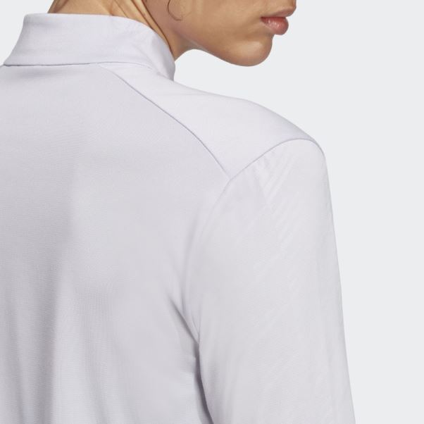 T-shirt à Demi-zip à Demi-zip Argenté Terrex Multi Adidas