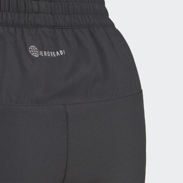 Run Icon Short 3 Bandes Adidas Noir