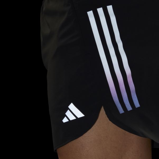 Run Icon Short 3 Bandes Adidas Noir