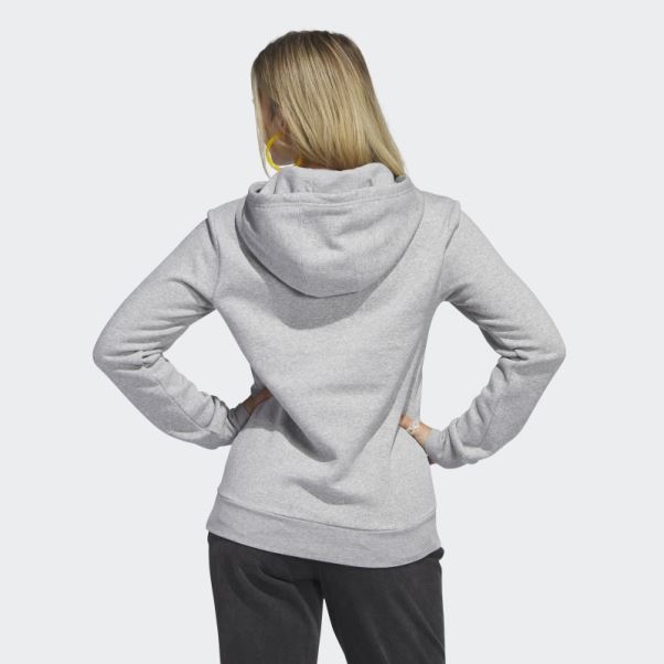 Boston Marathon 2023 Sweat à Capuche Graphique Classique Gris Moyen Adidas