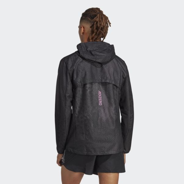 Veste à Membrane Technique Adizero Noire Adidas