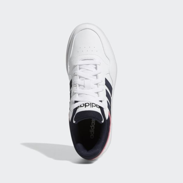 Adidas Hoops 3.0 Low Classique Chaussures Blanc