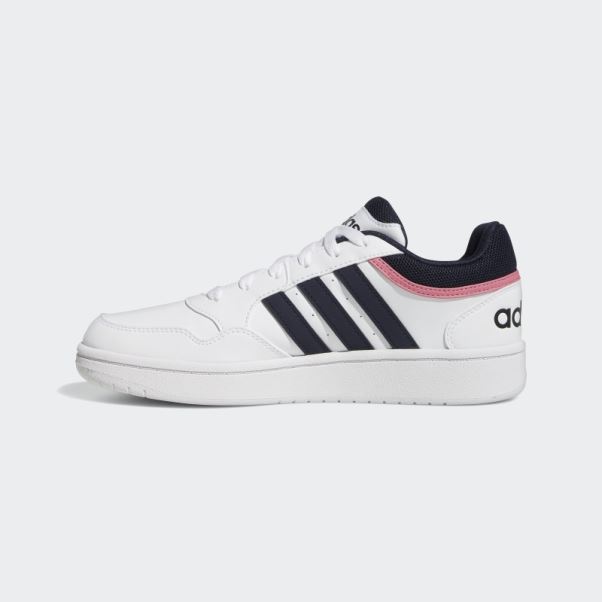 Adidas Hoops 3.0 Low Classique Chaussures Blanc