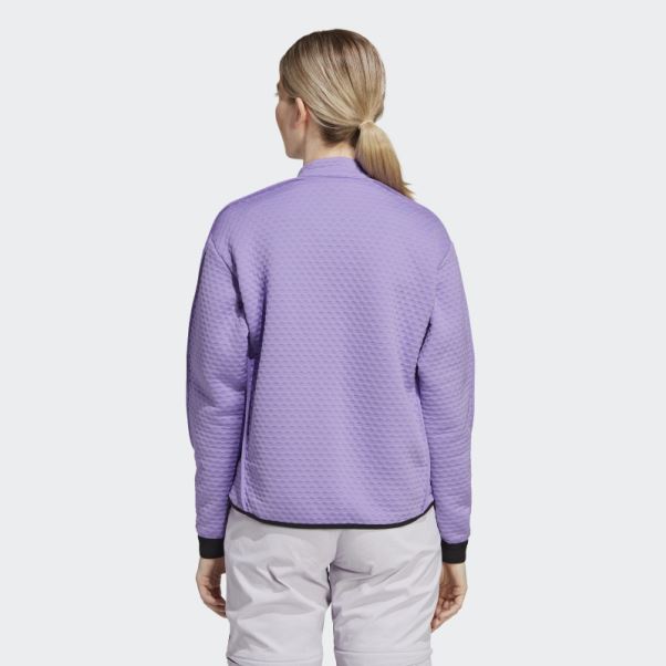 Veste Polaire Demi-zip Terrex Utilitas Violet Adidas