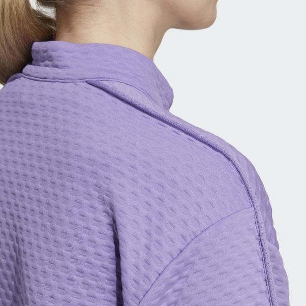 Veste Polaire Demi-zip Terrex Utilitas Violet Adidas