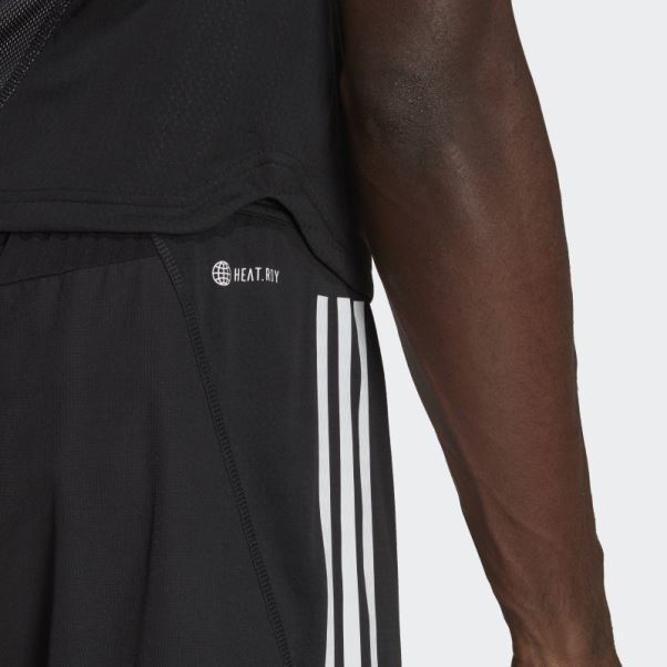 Short Tiro 23 Pro Heat.rdy Adidas Noir