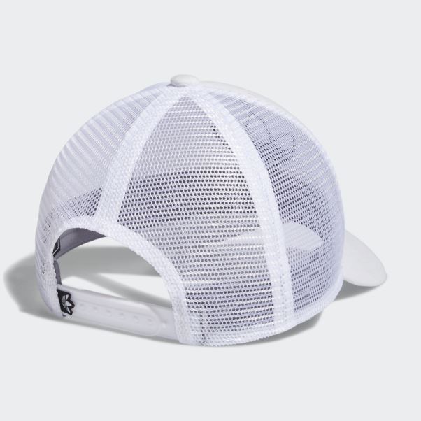 Casquette Trucker Structurée Adidas Blanc