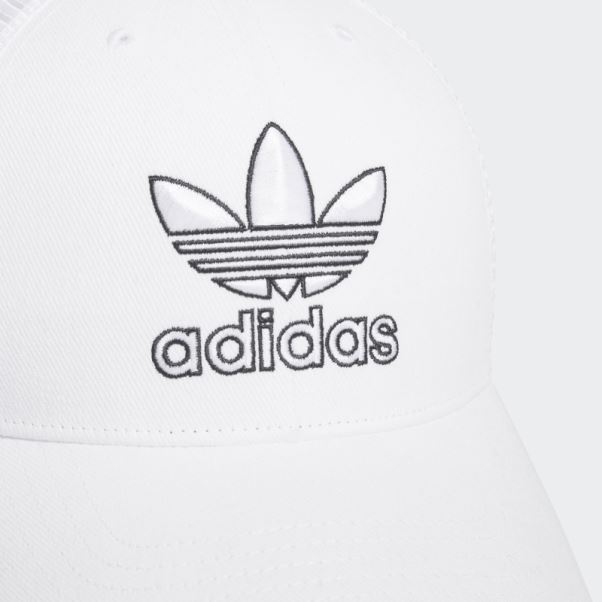 Casquette Trucker Structurée Adidas Blanc