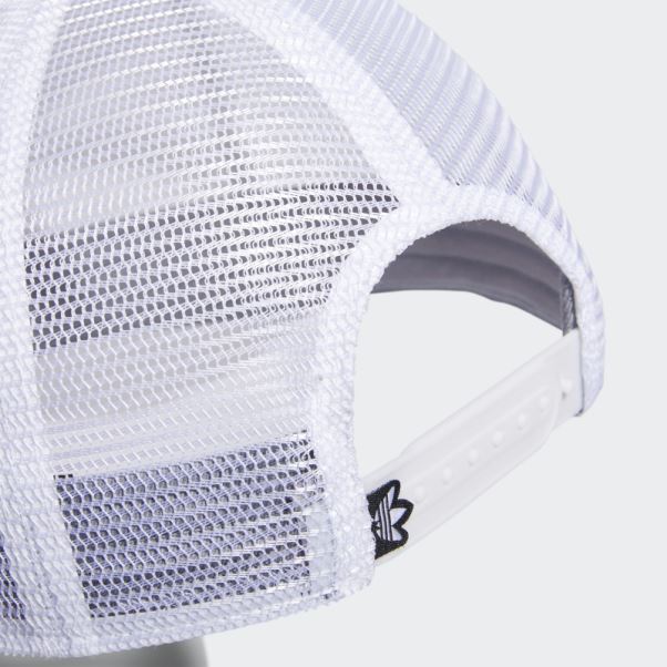 Casquette Trucker Structurée Adidas Blanc