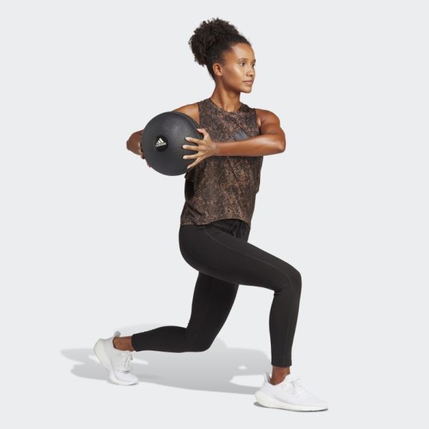 Adidas Train Icons T-shirt Imprimé Terre