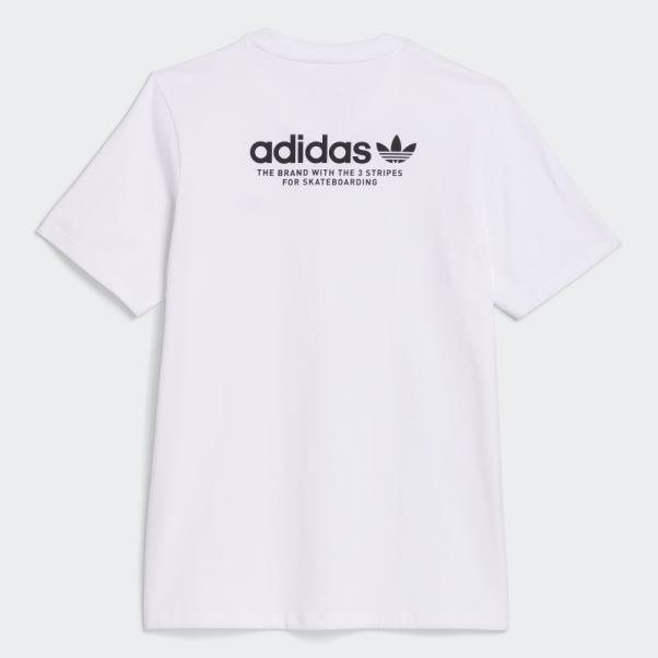 Skateboarding 4.0 Logo Tee (neutre) Adidas Blanc