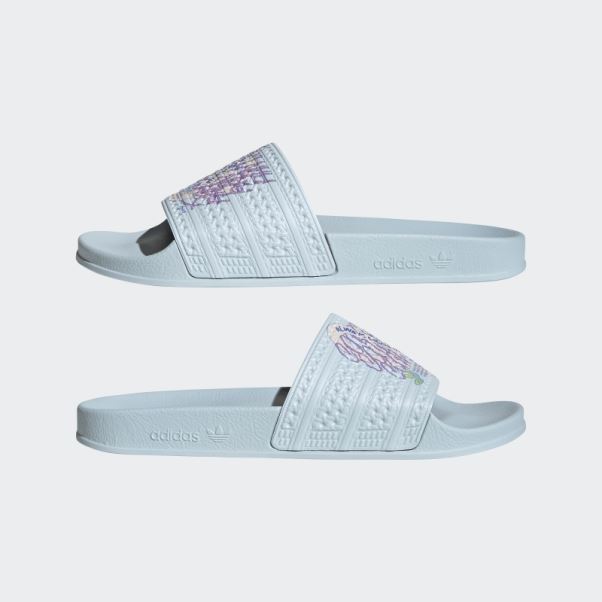 Claquettes Adidas Adilette Bleues