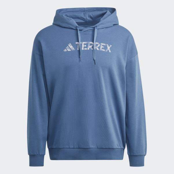 Sweat à Capuche Avec Grand Logo Steel Terrex (non Genré) Adidas