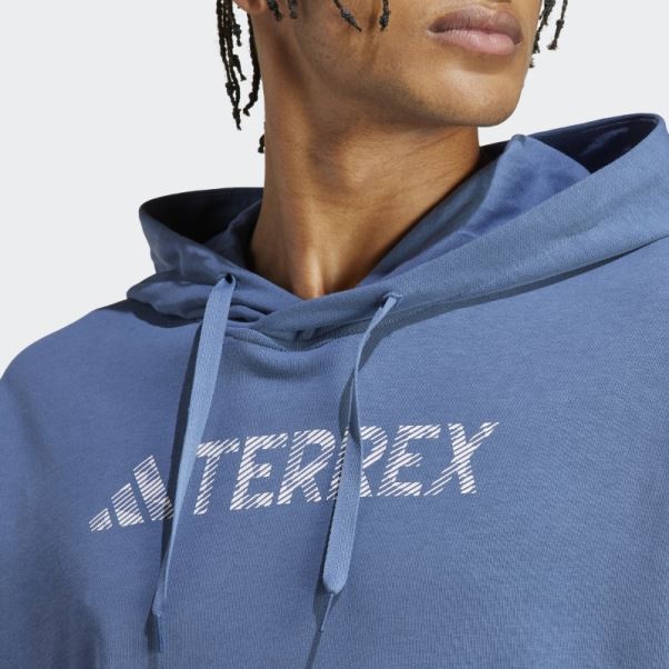 Sweat à Capuche Avec Grand Logo Steel Terrex (non Genré) Adidas