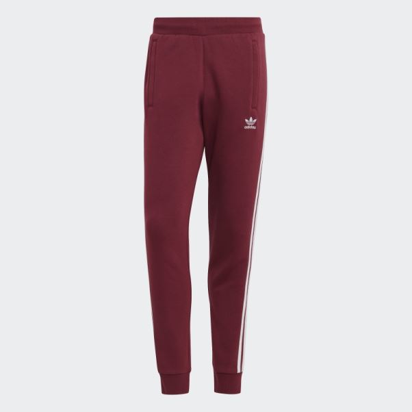 Pantalon Adidas Adicolor Classics 3 Bandes Rouge