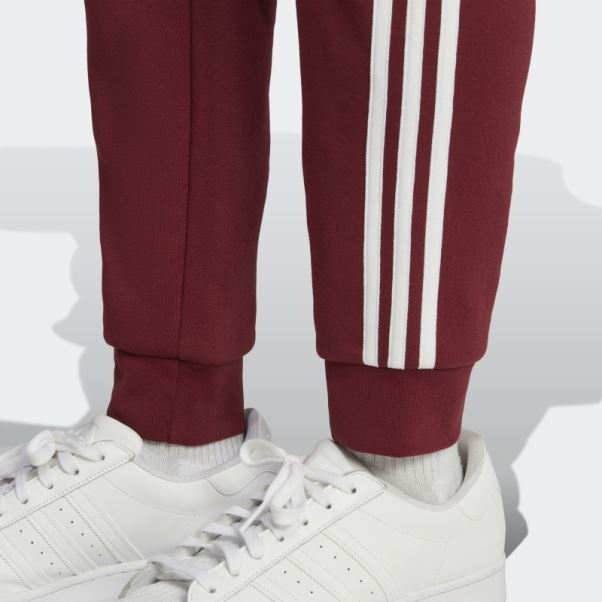 Pantalon Adidas Adicolor Classics 3 Bandes Rouge