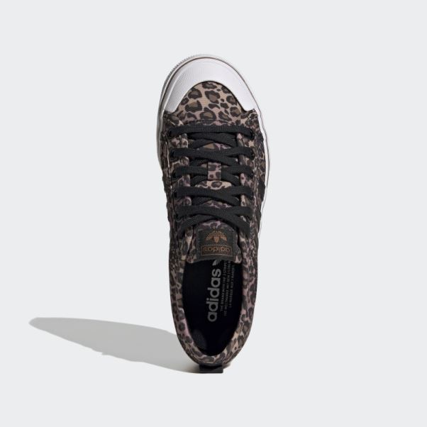 Adidas Nizza Plate-forme Chaussures Marron