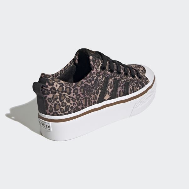 Adidas Nizza Plate-forme Chaussures Marron