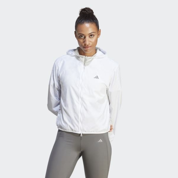 Coupe Vent Run It Blanc Adidas