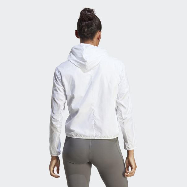 Coupe Vent Run It Blanc Adidas