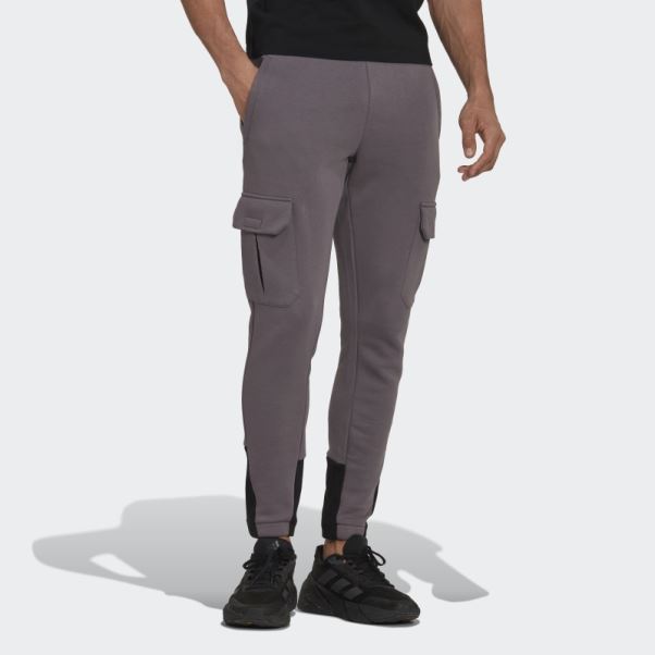 Pantalon Cargo En Molleton Adidas Trace Future Icons Gris