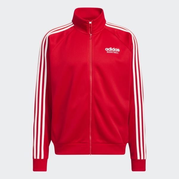 Veste De Basketball Adidas écarlate Mode