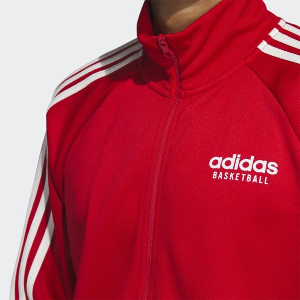 Veste De Basketball Adidas écarlate Mode