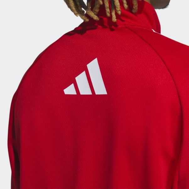 Veste De Basketball Adidas écarlate Mode
