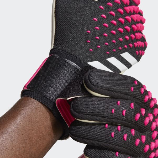 Adidas Gants De Gardien De But De La Ligue Des Prédateurs Noir