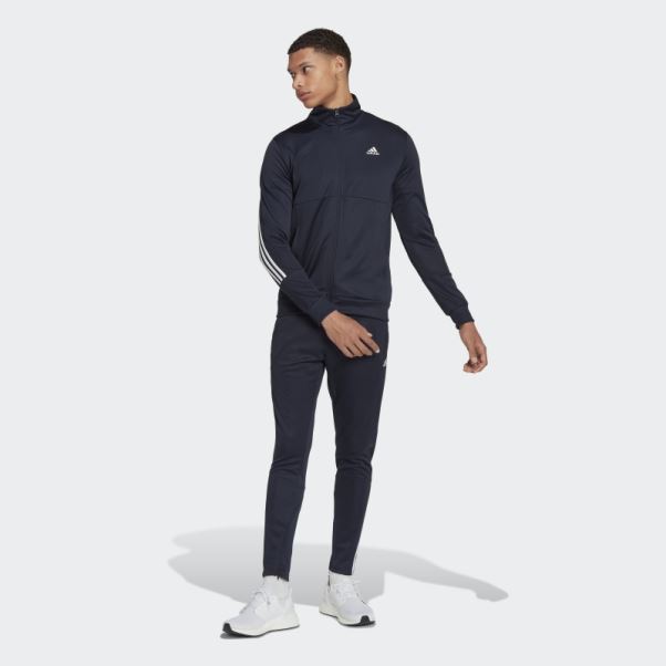 Survêtement Slim Zippé Encre Adidas