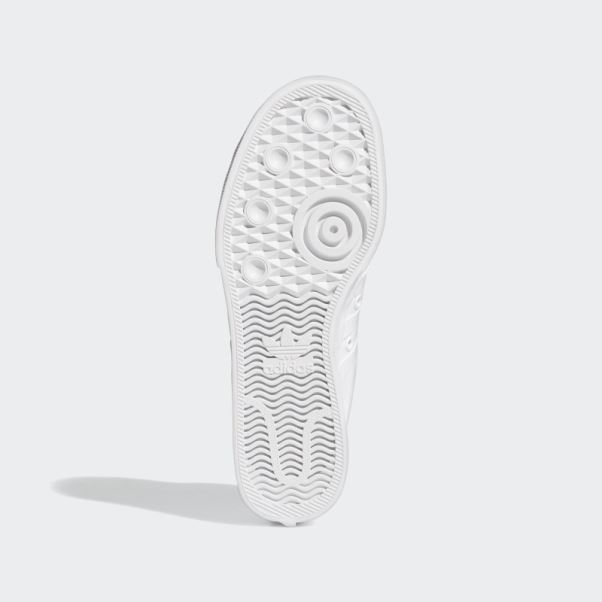 Nizza Plate-forme Chaussures Blanc Adidas