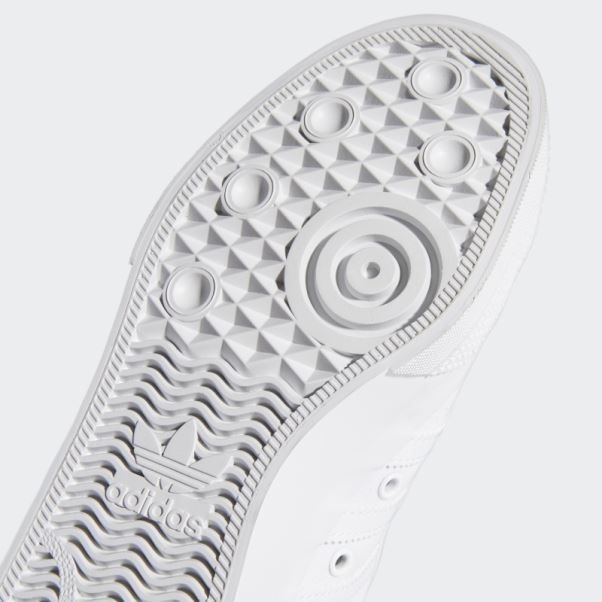 Nizza Plate-forme Chaussures Blanc Adidas