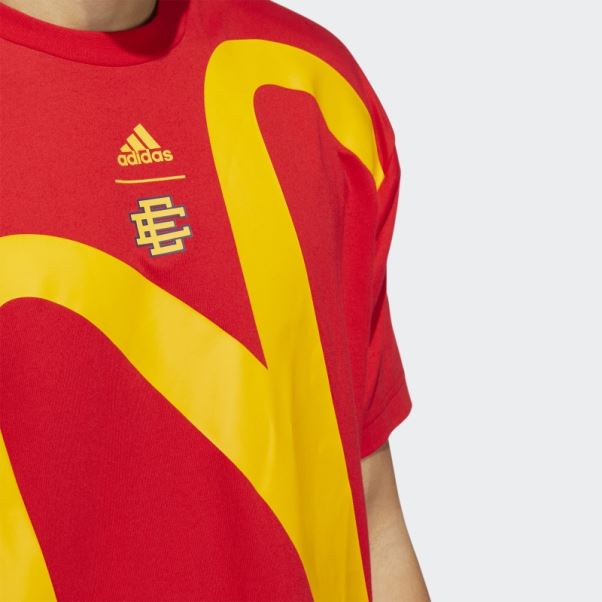 T-shirt Graphique Adidas Eric Emanuel Mcdonald's Rouge (neutre)