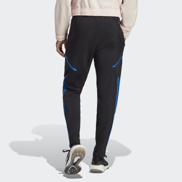 Adidas Manchester United Presentation Bas De Survetement Bleu Fluo