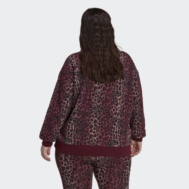 Sweat Adidas Bordeaux (grande Taille)