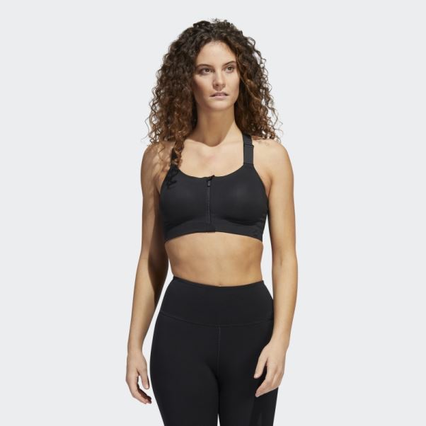 Soutien-gorge Zippé à Maintien élevé Adidas Tlrd Impact Luxe Noir
