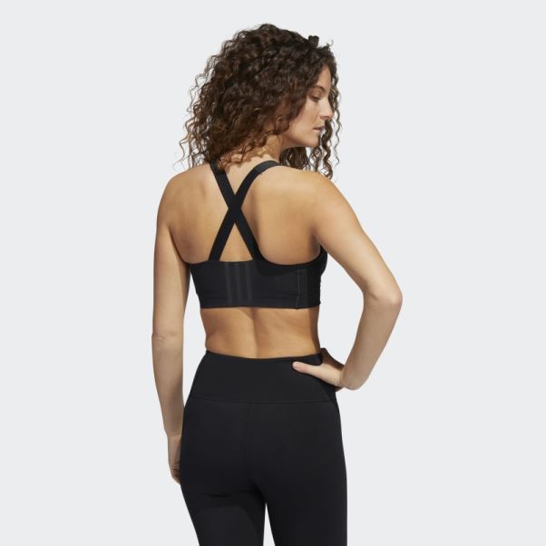 Soutien-gorge Zippé à Maintien élevé Adidas Tlrd Impact Luxe Noir