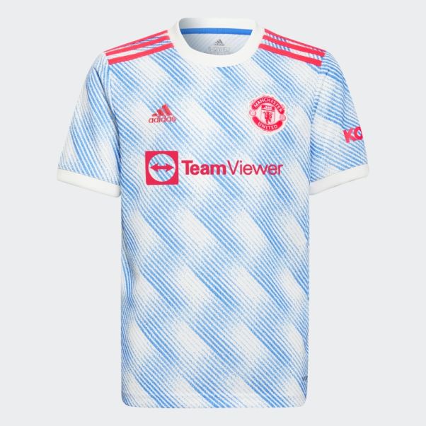 Maillot Extérieur Manchester United 21/22 Blanc Adidas