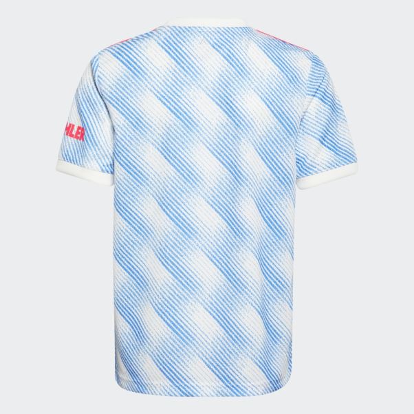 Maillot Extérieur Manchester United 21/22 Blanc Adidas